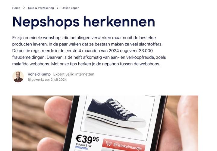 nepshops herkennen